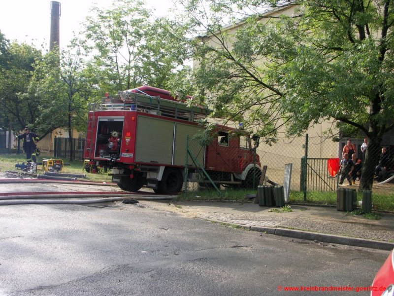 Einsatz in Weinhübel - FF Boxberg / O.L.